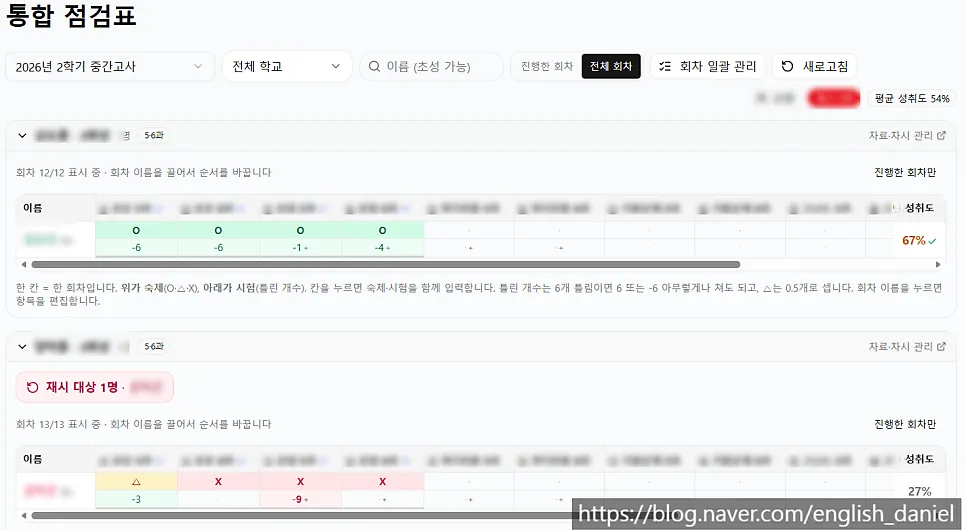 [공지] 포항이동 다니엘영어학원 | 개념 이해부터 기출 풀이까지, 스마트한 온라인 시스템으로 완성하는 내신대비 A to Z